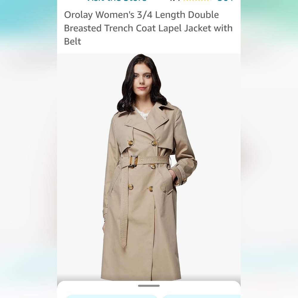 Orolay trench coat